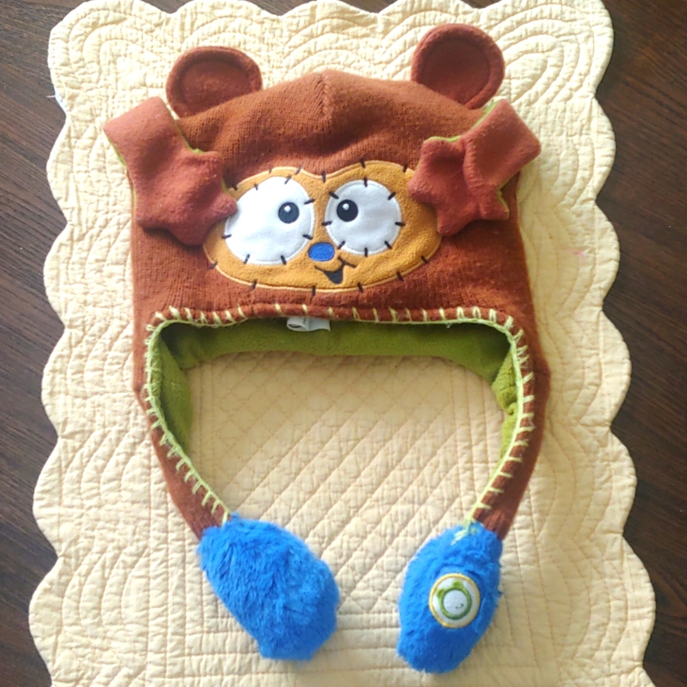Flipeez Brown Monkey Stocking Hat